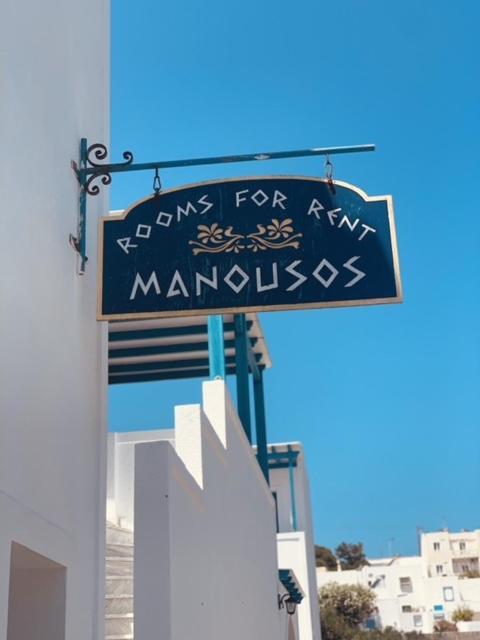 Manousos Rooms Adamantas  Buitenkant foto